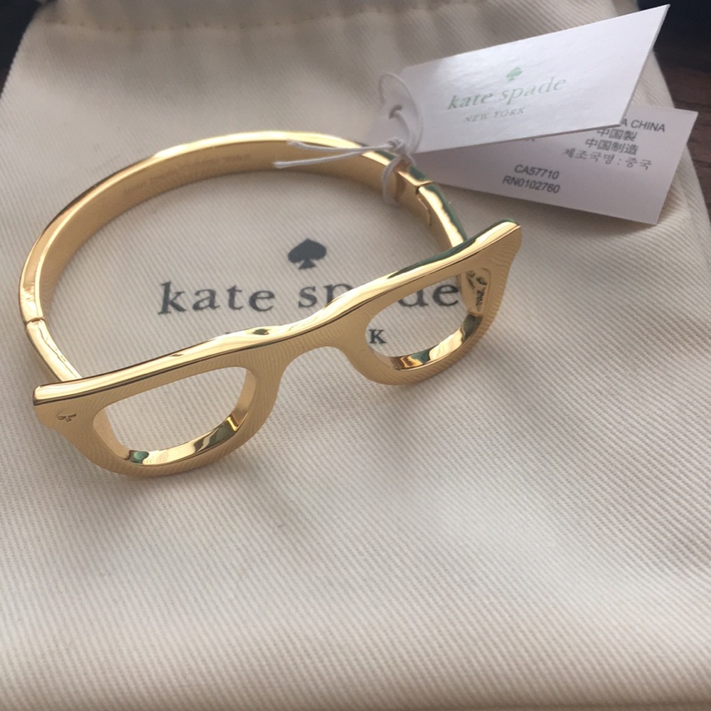 Kate Spade lookout glasses gold bangle